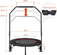 Thumbnail for Trampoline Mini Portable Rebounder