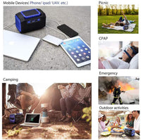 Thumbnail for Portable Solar Generator, 167Wh 42000mAh Solar Generator Lithium Battery