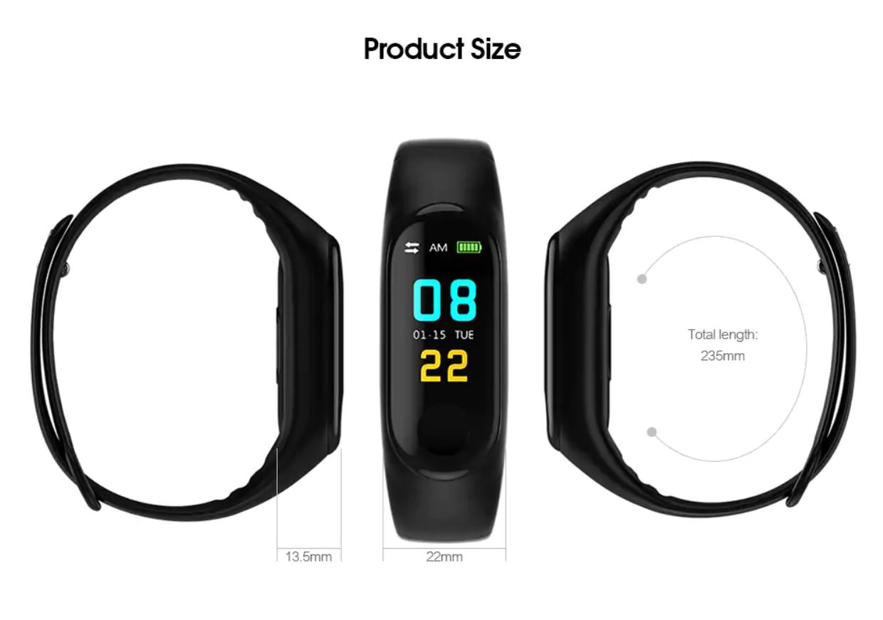 M3 Plus Smart Band Black