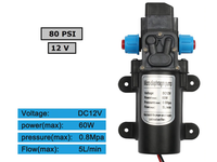 Thumbnail for Water pump 12V Diaphragm Pump High Pressure