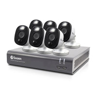 Thumbnail for Swann CCTV security cameras 6 Camera 8 Channel Spotlight Security System
