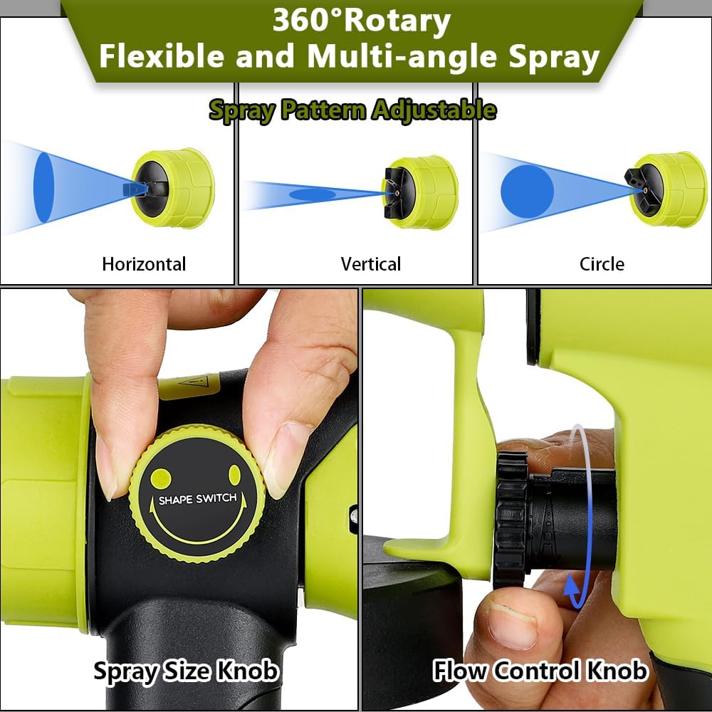 Cordless High Pressure Spray Gun Paint Sprayer