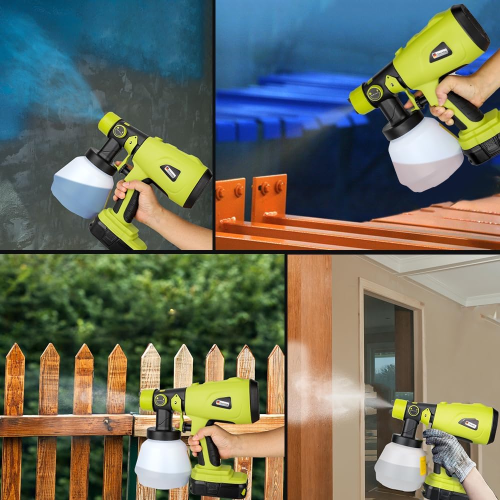 Cordless High Pressure Spray Gun Paint Sprayer