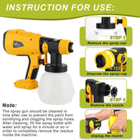 Thumbnail for Cordless High Pressure Spray Gun Paint Sprayer