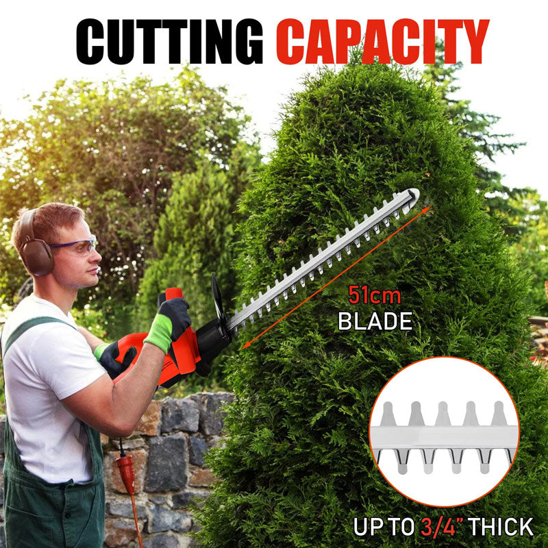 Cordless Hedge Trimmer (Skin + 2.0Ah Battery + Charger)