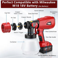 Thumbnail for Cordless High Pressure Spray Gun Paint Sprayer