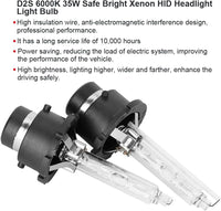 Thumbnail for D2S Xenon HID Headlight Bulbs 6000k Pair D2R D2C
