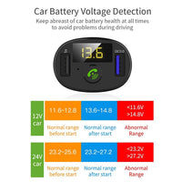 Thumbnail for Car Bluetooth Receiver Wireless Radio Adapter Hands-Free Car Kit