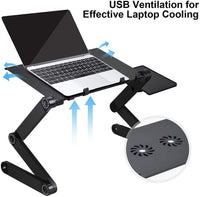 Thumbnail for Adjustable Laptop Stand with Mouse Pad