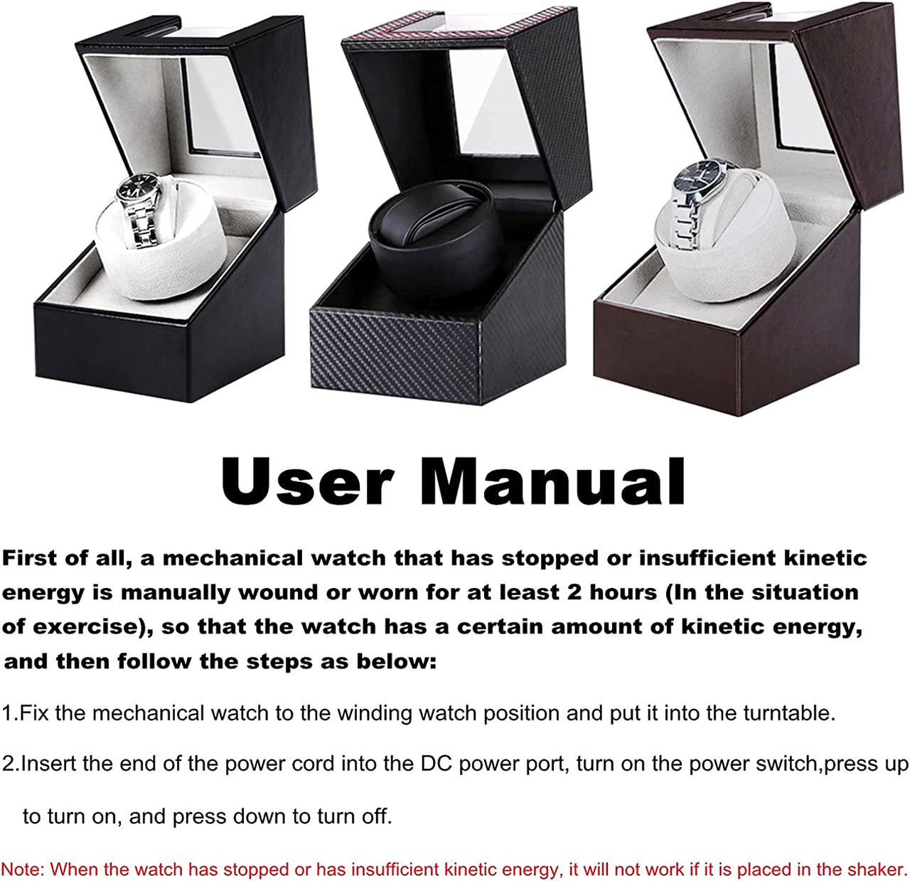 Watch Winder and Storage Box