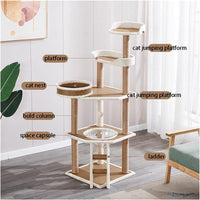 Thumbnail for Cat Tree House Scratching Post Condo