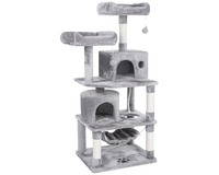Thumbnail for Cat Tree House with Scratching Posts Hammock
