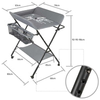 Thumbnail for Baby Changing Station Foldable Nappy Table - The Shopsite