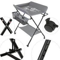 Thumbnail for Baby Changing Station Foldable Nappy Table - The Shopsite