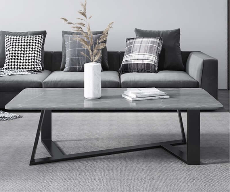 Coffee Table Marble Texture Modern Stone