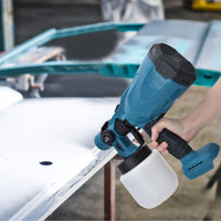 Thumbnail for Cordless High Pressure Spray Gun Paint Sprayer Fits Makita 18V Battery