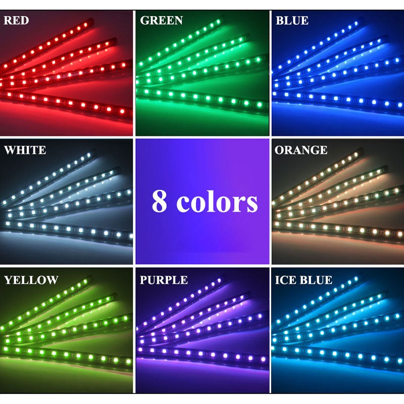 Car LED Lights RGB Voice Remote