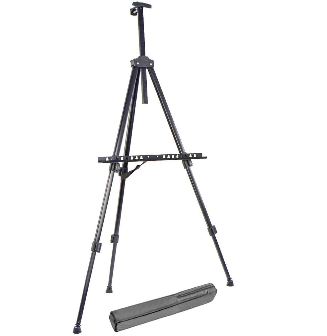 Art Easel Aluminum Metal Tripod Display Easel 21" To 66" Adjustable - The Shopsite