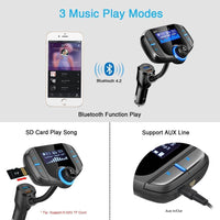 Thumbnail for Bluetooth Fm Transmitter Car Kit Bt70 Car Charger - The Shopsite