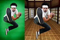 Thumbnail for Chromakey Green Screen Backdrop