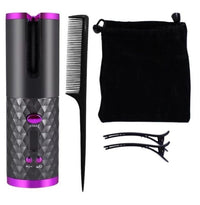 Thumbnail for USB Rechargeable Cordless Auto-Rotating Ceramic Portable Hair Curler - The Shopsite