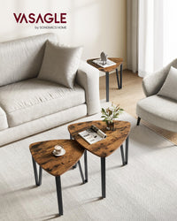 Thumbnail for Vasagle Coffee Table Nesting Table Set - 2pc