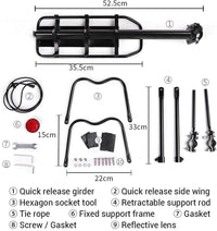 Thumbnail for Bike Carrier Universal Adjustable Bicycle Carrier Racks - The Shopsite