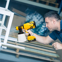 Thumbnail for Cordless High Pressure Spray Gun Paint Sprayer Fits Dewalt 18V Battery
