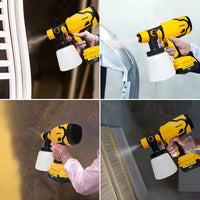 Thumbnail for Cordless High Pressure Spray Gun Paint Sprayer Fits Dewalt 18V Battery