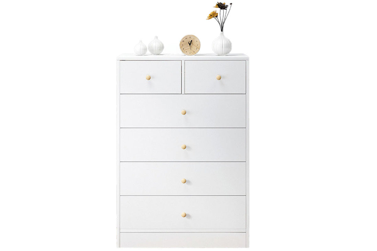 Tallboy Modern White Tall boy Chest of Drawers Dresser
