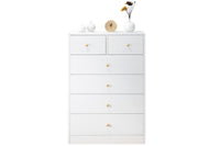 Thumbnail for Tallboy Modern White Tall boy Chest of Drawers Dresser