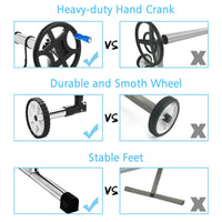 Thumbnail for Pool Cover Roller 6.4 m Adjustable Swimming Pool Solar Blanket Reel