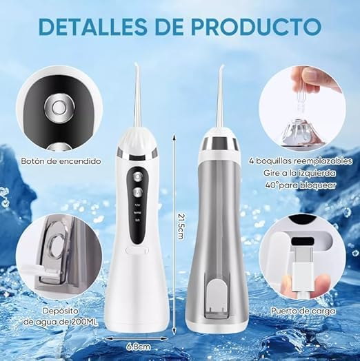 Cordless Water Flosser Electric Cleaner