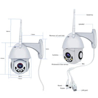 Thumbnail for 1080P PTZ WiFi Security Camera Includes 32GB Micro SD Card