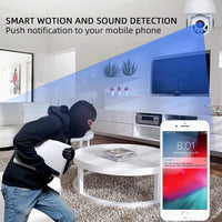 Thumbnail for 1080P PTZ WiFi Security Camera Includes 32GB Micro SD Card