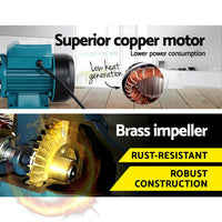 Thumbnail for PUMP-QB60 230V Electric Clean Water Pump  35L/Min 1/2/HP