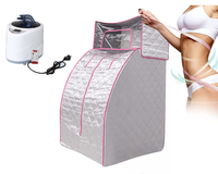 Thumbnail for Portable SPA Room Therapeutic Personal Sauna Steam Room