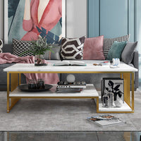 Thumbnail for Coffee Table - Marbel Texture 100cm