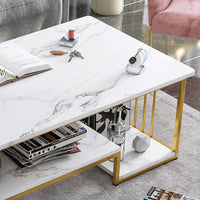 Thumbnail for Coffee Table - Marbel Texture 100cm