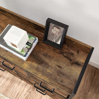 Thumbnail for Chest of Drawers Tall boy 7 Drawer Rustic Brown Tallboy