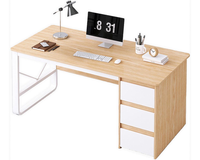 Thumbnail for Computer Desk with Drawers