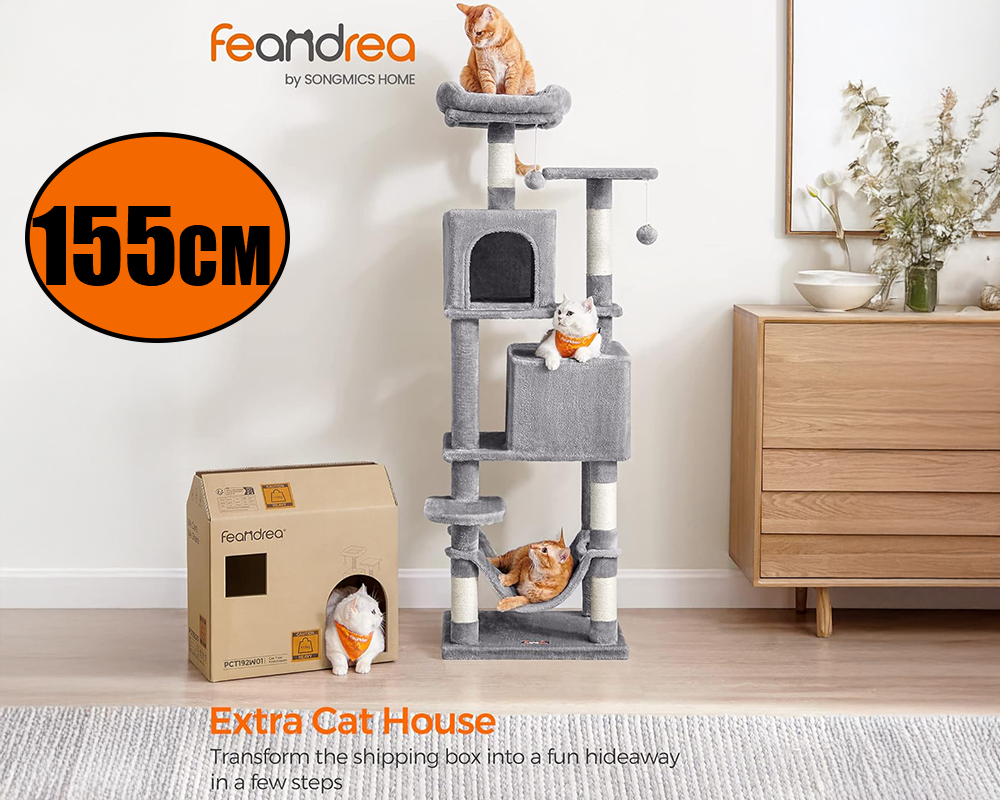 Cat Tree House with Scratching Posts