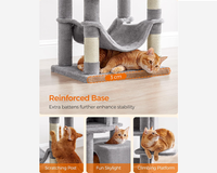 Thumbnail for Cat Tree House with Scratching Posts