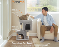 Thumbnail for Cat Tree House with Scratching Posts
