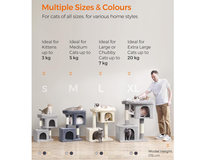 Thumbnail for Cat Tree House with Scratching Posts