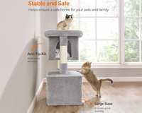 Thumbnail for Cat Tree House with Scratching Posts