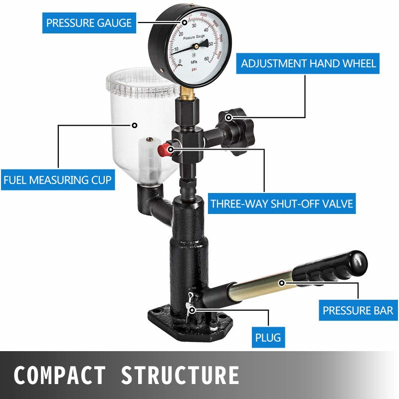 Diesel Injector Nozzle Tester Pop Pressure