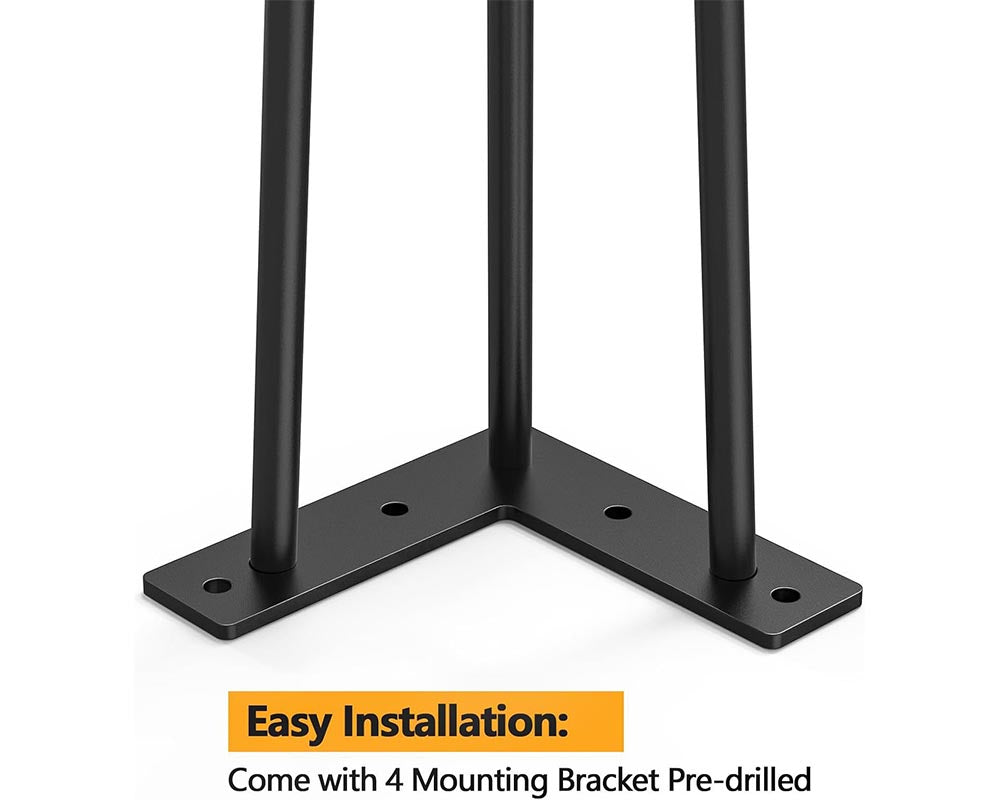 12-Inch Hairpin Furniture Legs