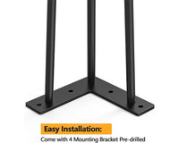 Thumbnail for 12-Inch Hairpin Furniture Legs