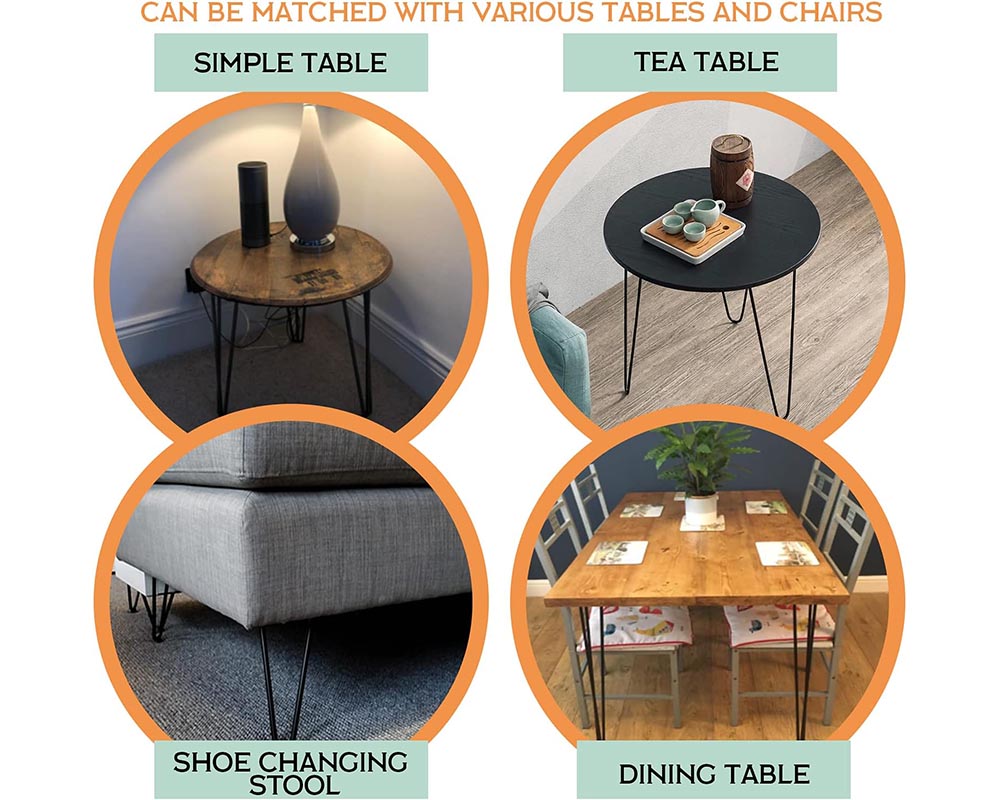 12-Inch Hairpin Furniture Legs